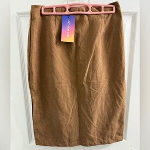 Shein Suede Look Women's Skirt